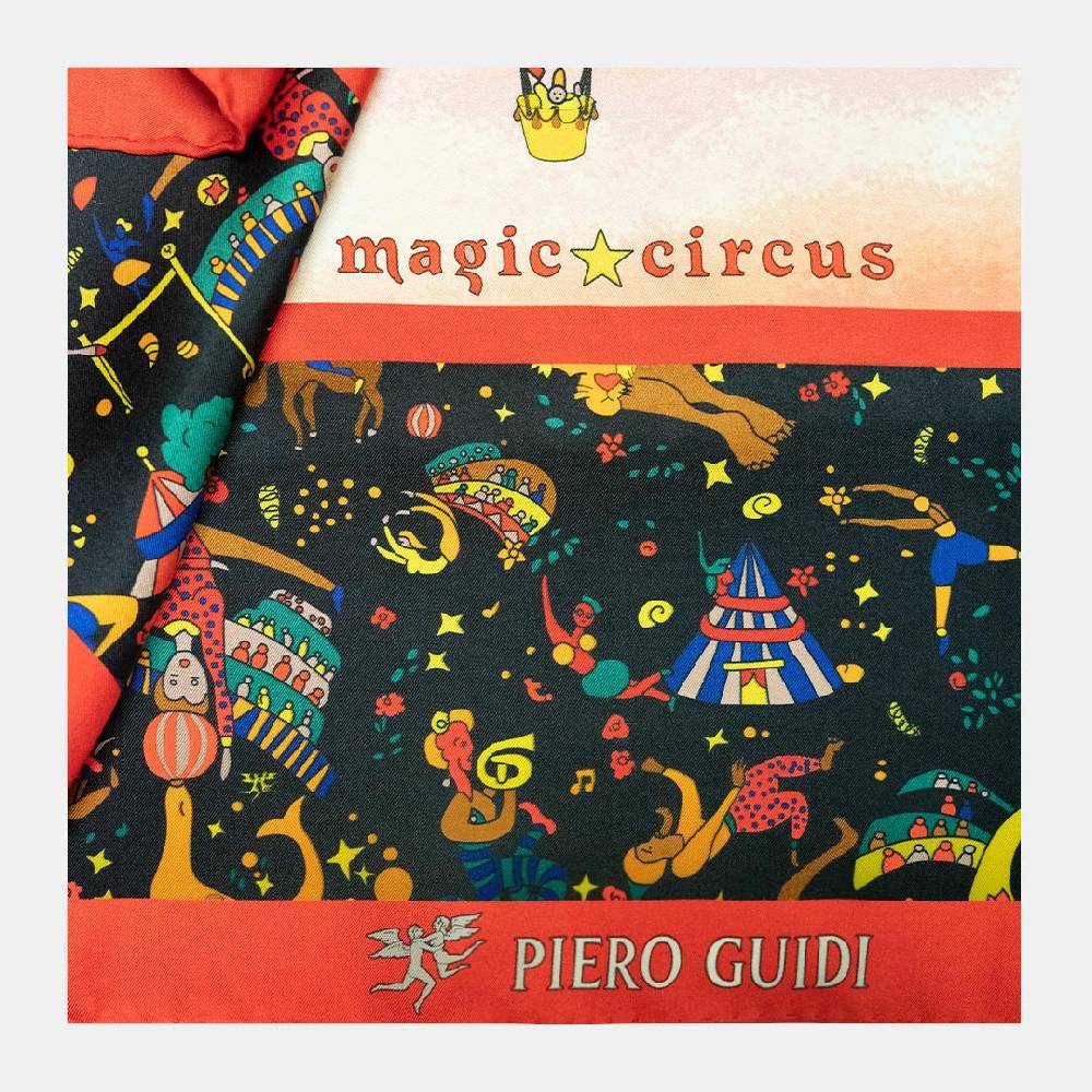 Piero Guidi PIERO GUIDI SILK SCARF "Le Mongolfiere"/ FOULARD IN SETA "Le Mongolfiere"" Novità
