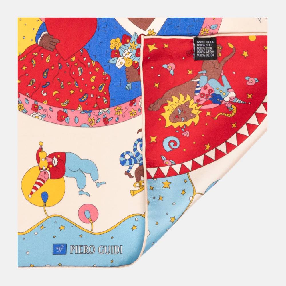 Piero Guidi PIERO GUIDI SILK SCARF "Charlotte"/ FOULARD IN SETA "Charlotte" Presa