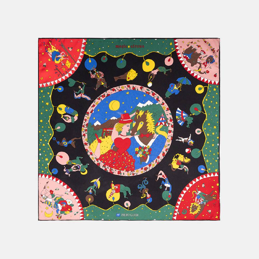 Piero Guidi PIERO GUIDI SILK BANDANA "Charlotte"/ BANDANA IN SETA "Charlotte" Offerta