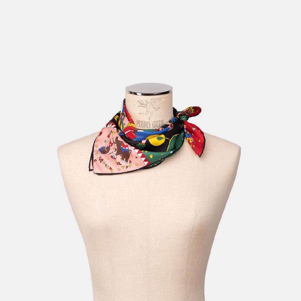 Piero Guidi PIERO GUIDI SILK BANDANA "Charlotte"/ BANDANA IN SETA "Charlotte" Offerta