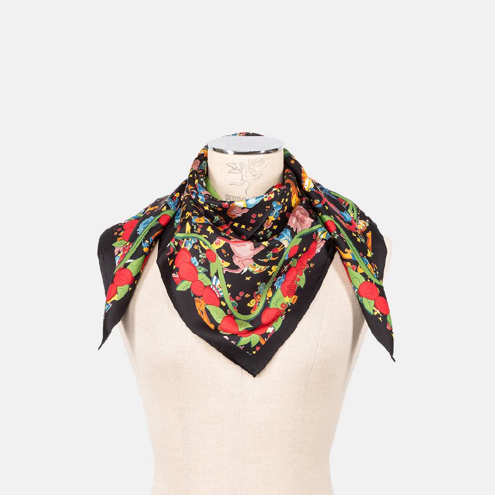 Piero Guidi PIERO GUIDI SILK SCARF "Flower"/ FOULARD IN SETA "Flower" Economico