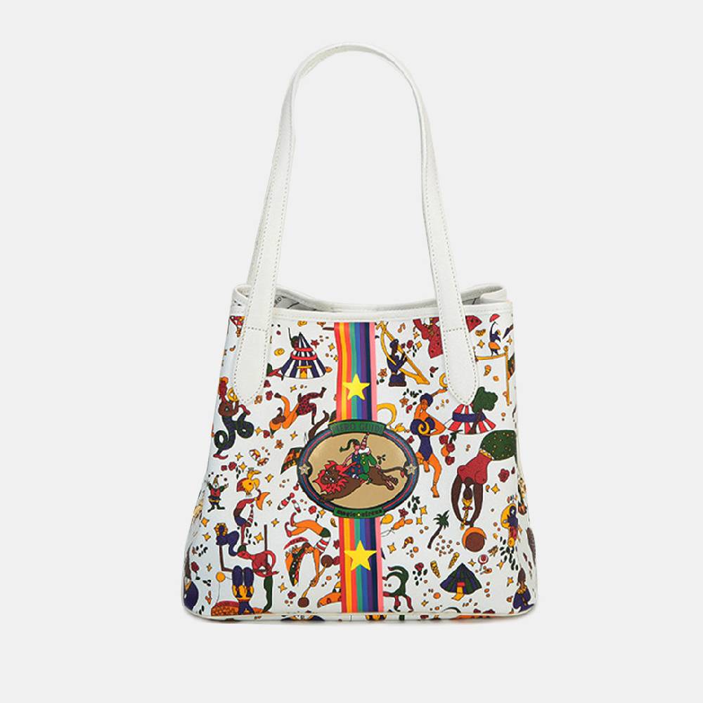 Piero Guidi PIERO GUIDI TOTE BAG/SHOPPING BAG "CIRCUS STAR" Soddisfazione Garantita
