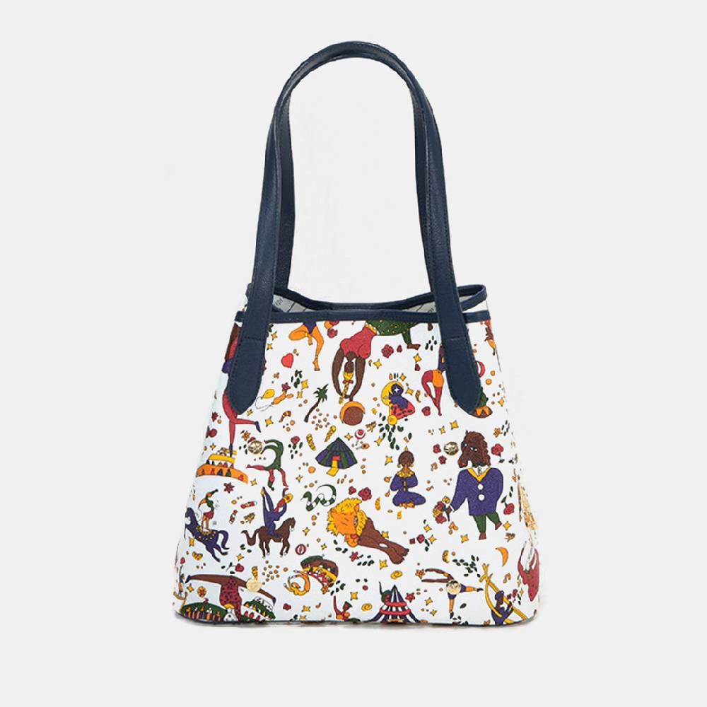 Piero Guidi PIERO GUIDI TOTE BAG/SHOPPING BAG "CIRCUS STAR" Qualità Garantita