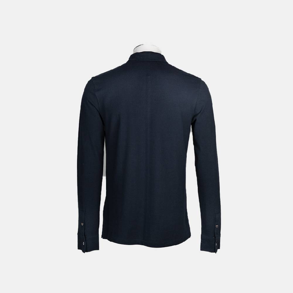 Piero Guidi LineaBold "Metal Botton" Polo Shirt Long Sleeve / Polo manica lunga Qualità