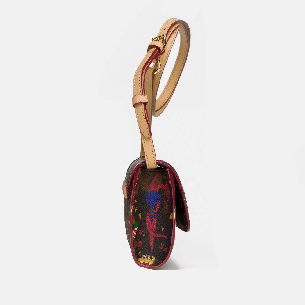Piero Guidi PIERO GUIDI SLING BAG &CLUTCH "Aurora"/ TRACOLLINA Vendita Calda