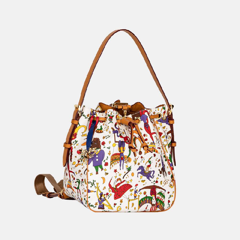 Piero Guidi PIERO GUIDI BACKPACK&BUCKET BAG "MANUELA"/ZAINO&SECCHIELLO Affare Del Giorno