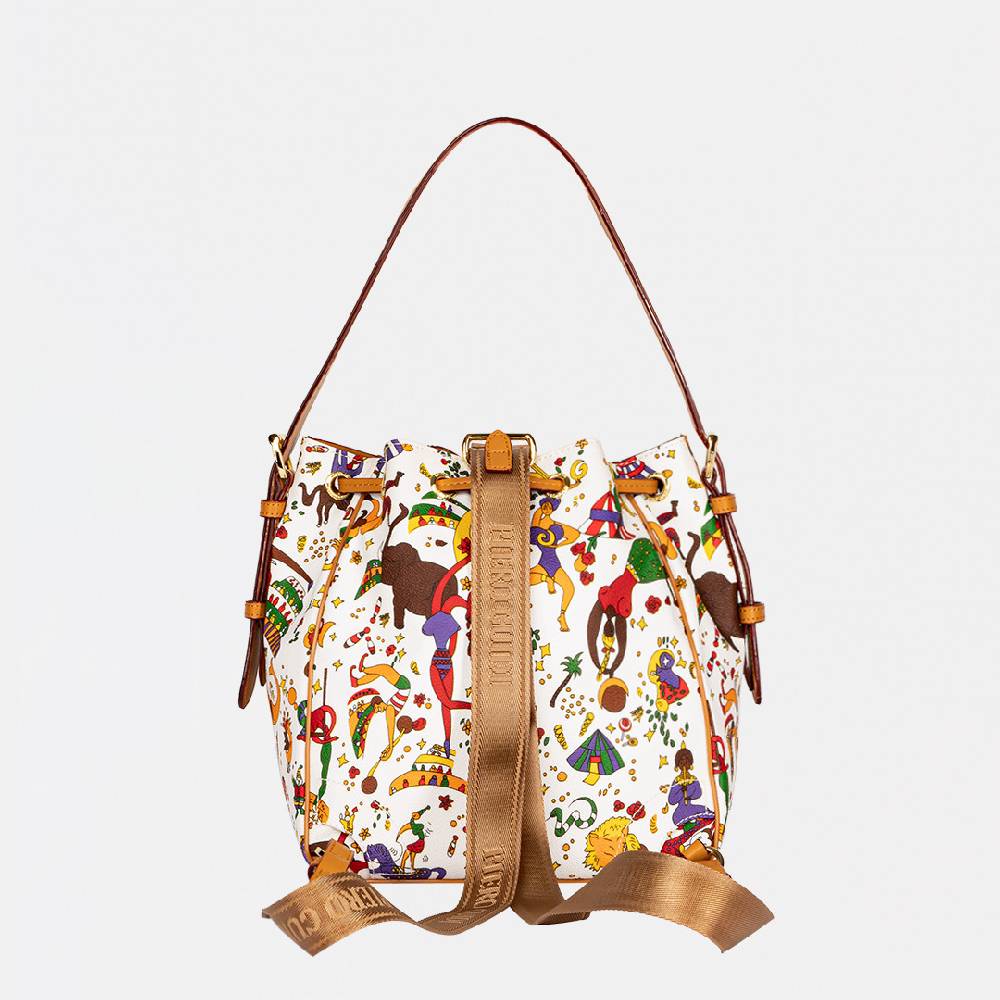 Piero Guidi PIERO GUIDI BACKPACK&BUCKET BAG "MANUELA"/ZAINO&SECCHIELLO Affare Del Giorno