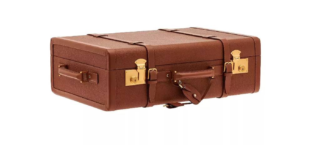 Pineider Passion Suitcase Medium Grained Saldi Di Fabbrica