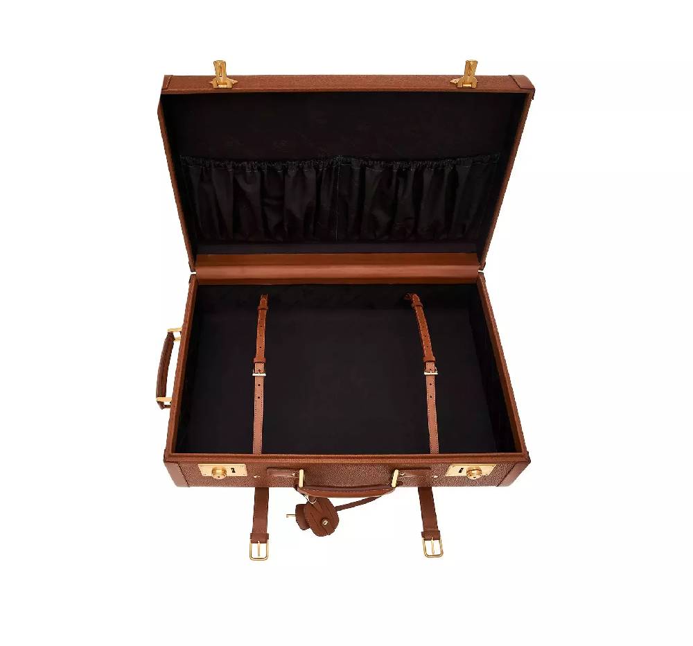 Pineider Passion Suitcase Medium Grained Saldi Di Fabbrica