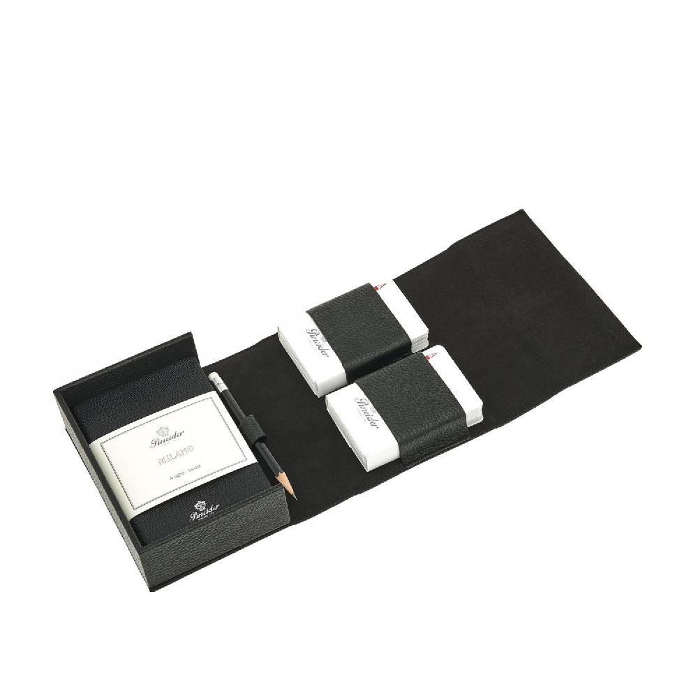 Pineider Set Carte da Gioco Burraco in pelle Offerte