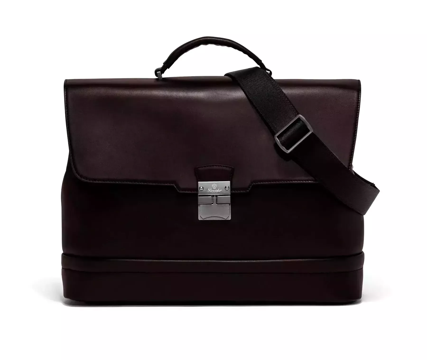 Pineider Doctor Briefcase in Metro Smooth In Linea