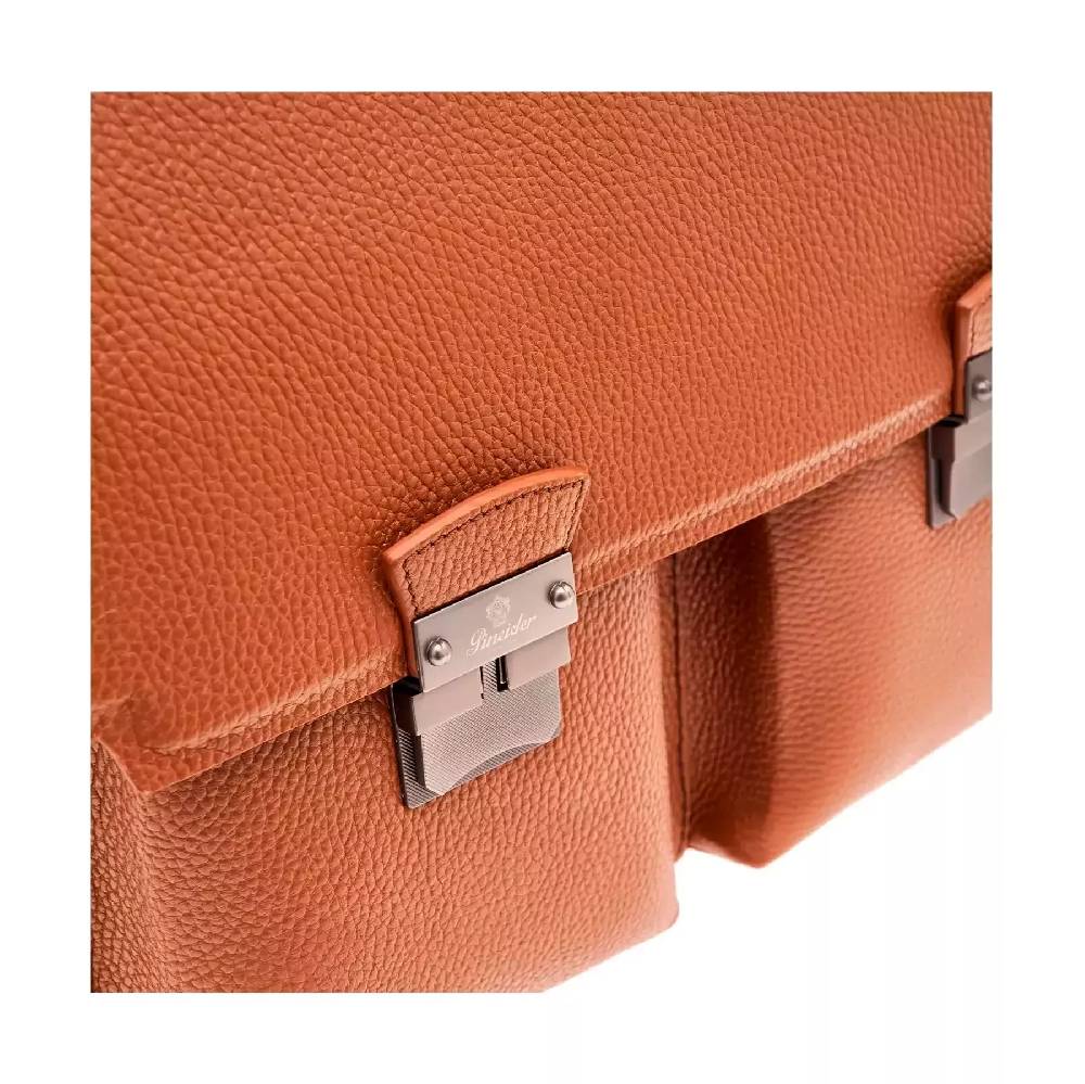 Pineider Double Briefcase in Bottalato Vendita