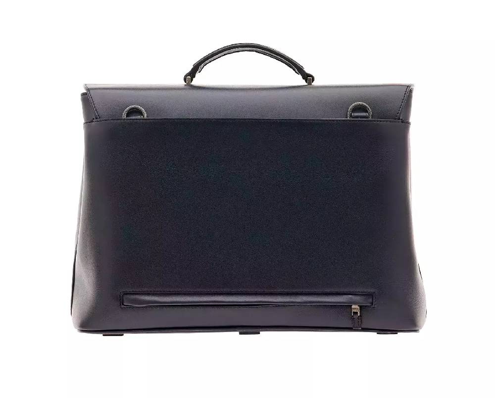 Pineider Double Briefcase in Metro Smooth Vendita Economica