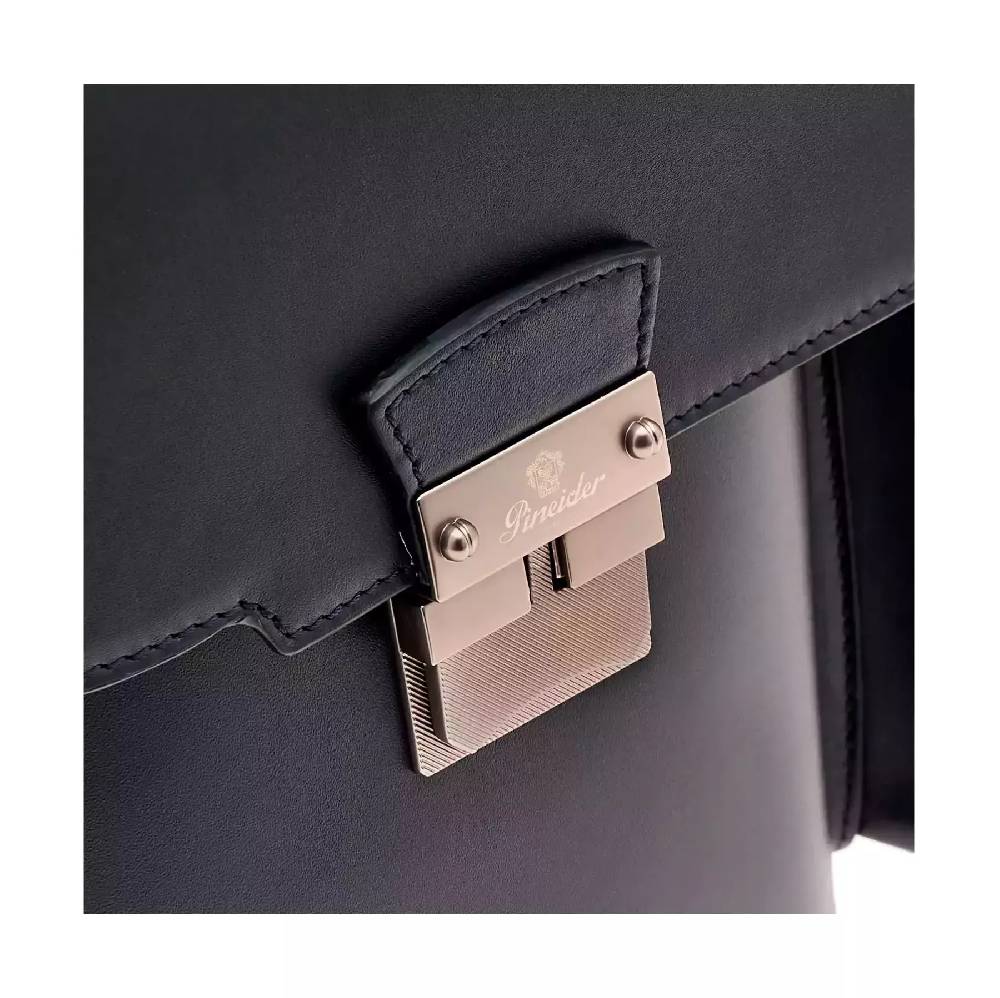 Pineider Double Briefcase in Metro Smooth Vendita Economica