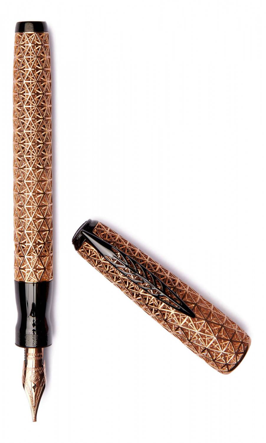 Pineider Penna Stilografica Psycho- Pennino in Oro 14KT Qualità Garantita
