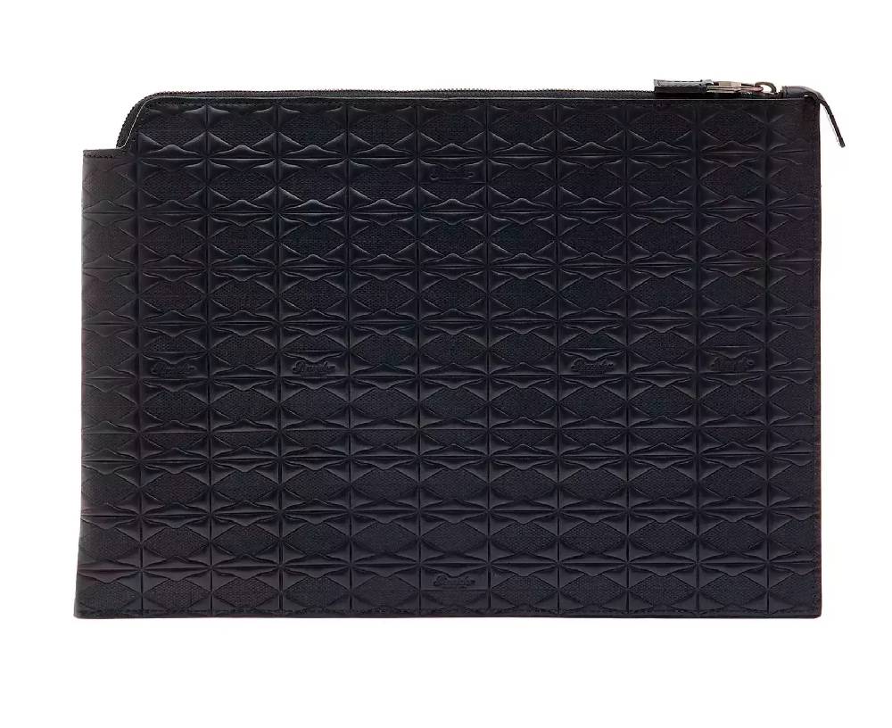 Pineider Pouch Large in Embossed Empress Cyber Monday