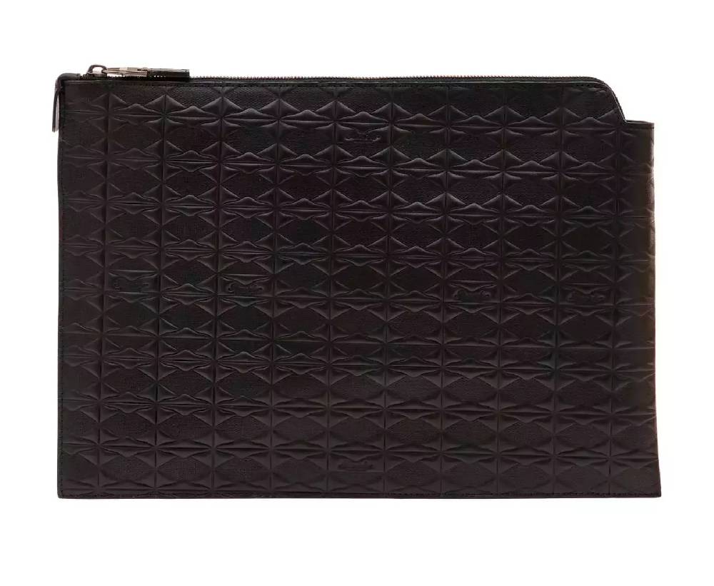 Pineider Pouch Large in Embossed Empress Cyber Monday