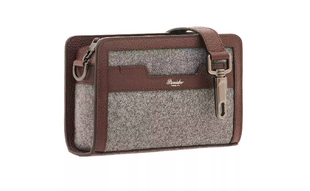 Pineider Odette Crossbody in Wool Convenienza