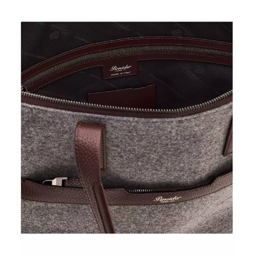 Pineider Saddle Tote Bag in Wool Presa