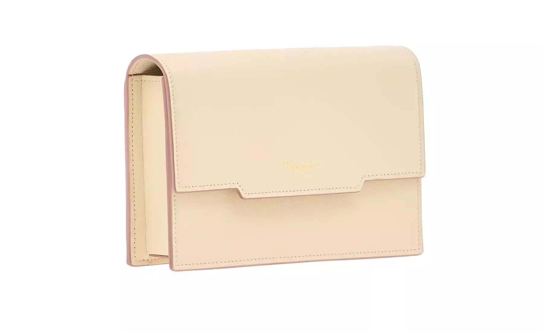 Pineider Flap Shoulder Bag in Metro Smooth Economico
