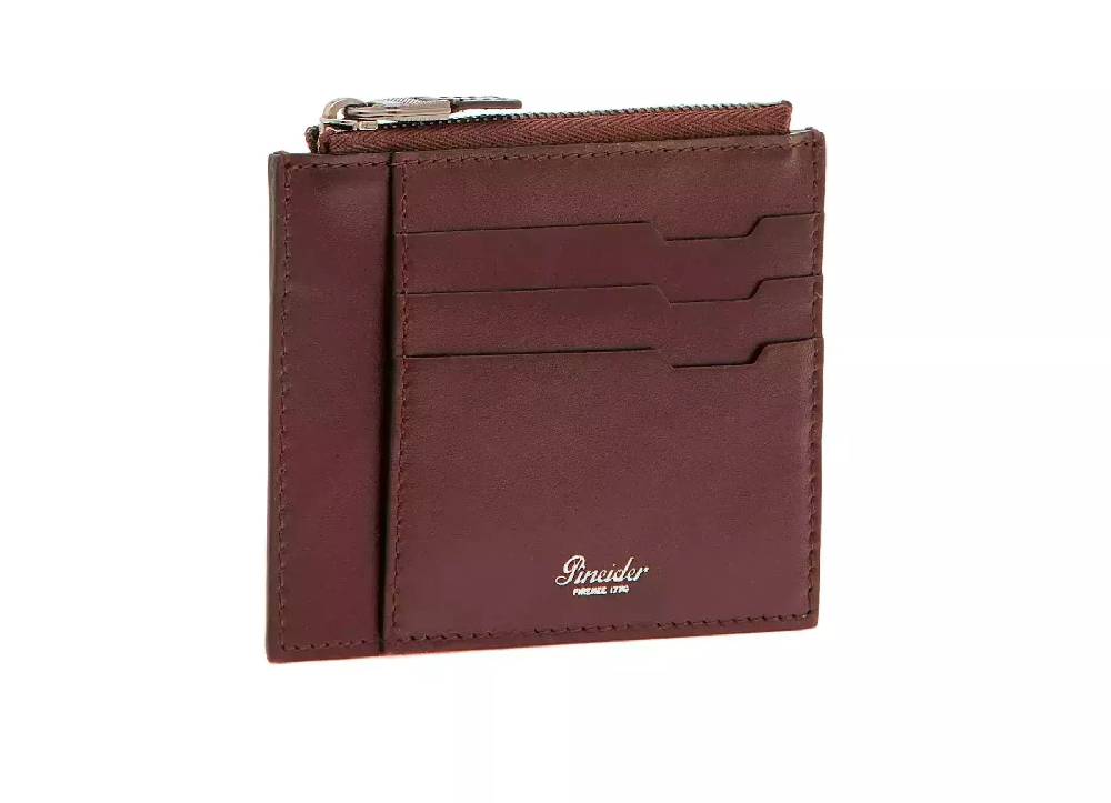 Pineider Porta carte con zip in Metro Smooth Moda