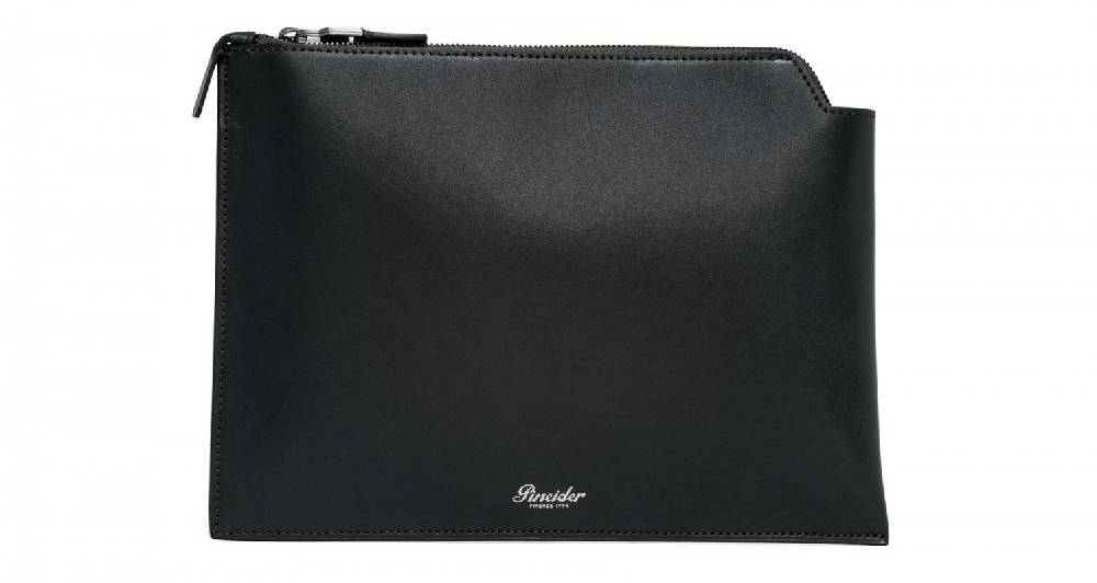 Pineider Pouch Medium in Metro Smooth Italy
