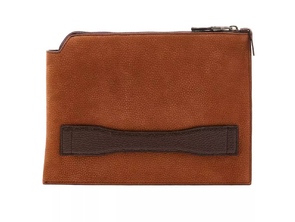 Pineider Pouch Medium in Nabuk Qualità Garantita