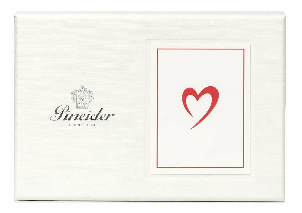 Pineider Portachiavi con Cuore in Pelle Convenienza