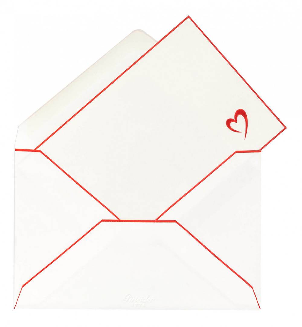 Pineider Portachiavi con Cuore in Pelle Convenienza