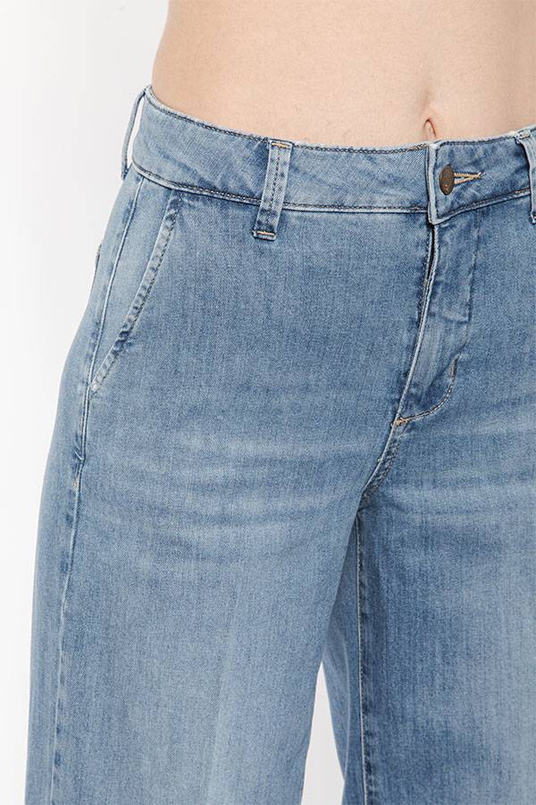 PS. Don't Forget Me EVA MID RISE PALAZZO CROPPED FIT Qualità Garantita