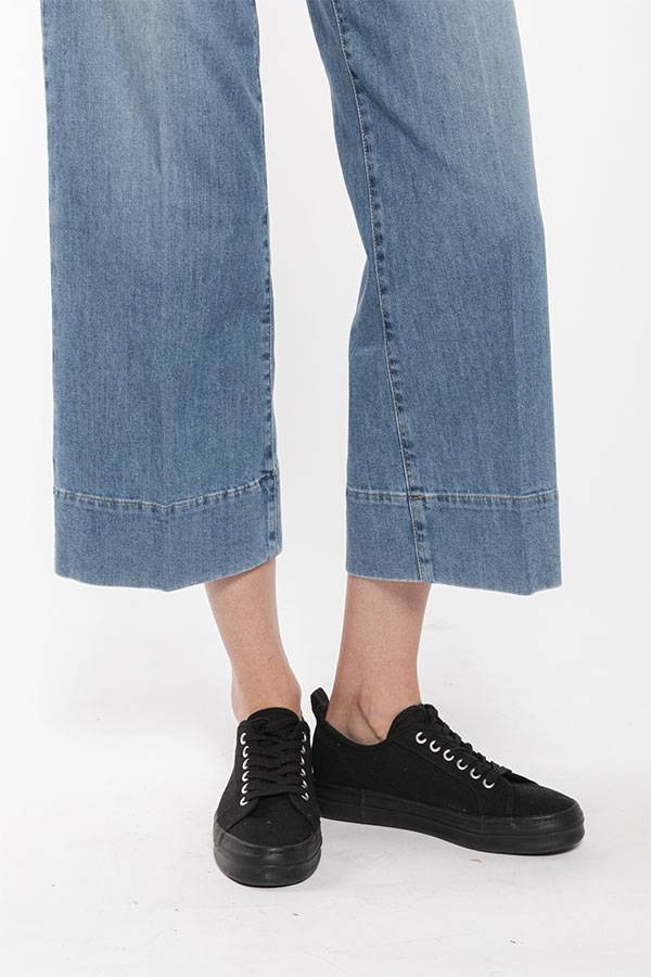 PS. Don't Forget Me EVA MID RISE PALAZZO CROPPED FIT Acquista Ora