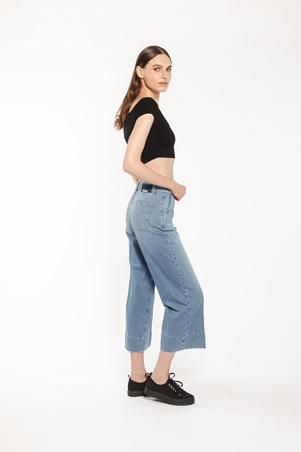 PS. Don't Forget Me EVA MID RISE PALAZZO CROPPED FIT Acquista Ora