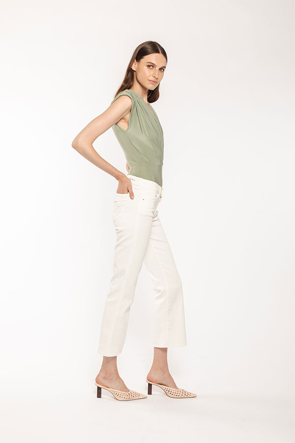 PS. Don't Forget Me SHARON 1 LOW RISE FLARE CROPPED FIT Novità