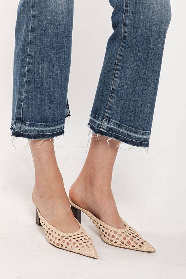 PS. Don't Forget Me SHARON LOW RISE FLARE CROPPED FIT Presa
