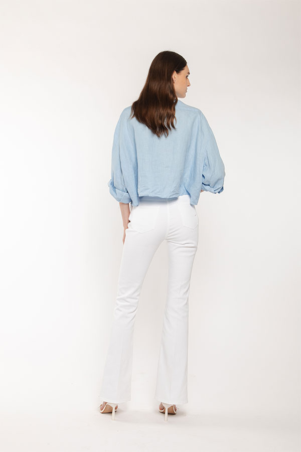 PS. Don't Forget Me MONICA HIGH RISE BELL BOTTOM FIT In Vendita