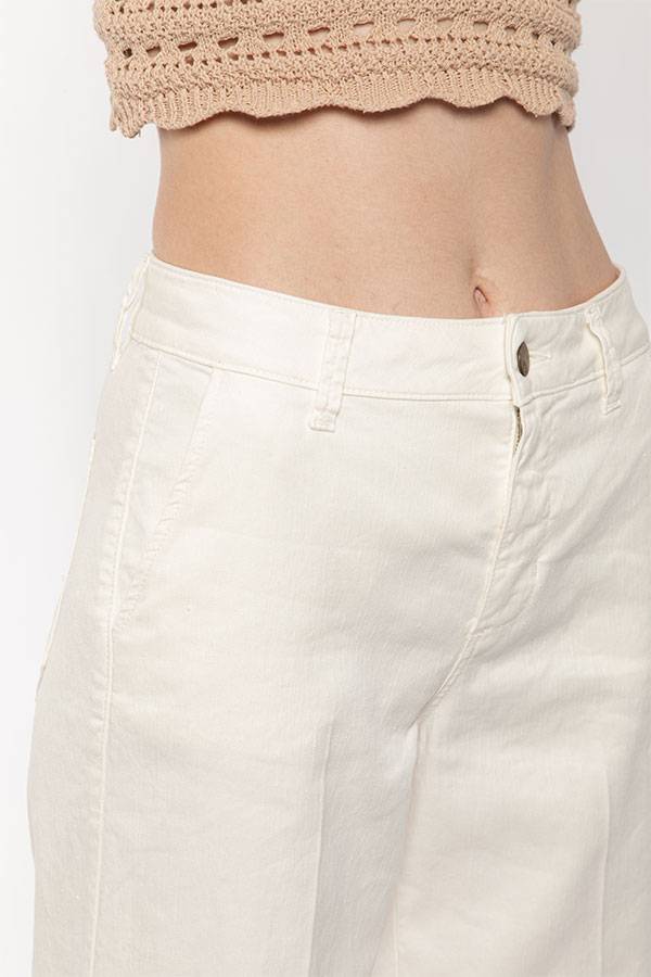 PS. Don't Forget Me EVA MID RISE PALAZZO CROPPED FIT Vendite Flash