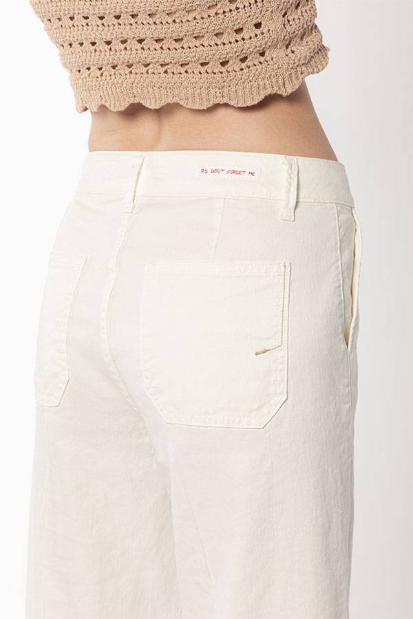 PS. Don't Forget Me EVA MID RISE PALAZZO CROPPED FIT Vendite Flash