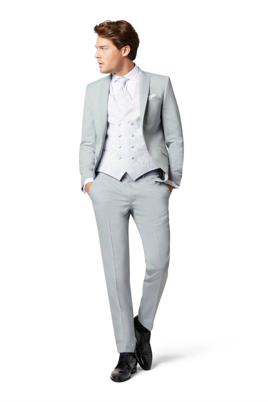 Digel Abito grigio perla digel cerimonia slim fit Convenienza