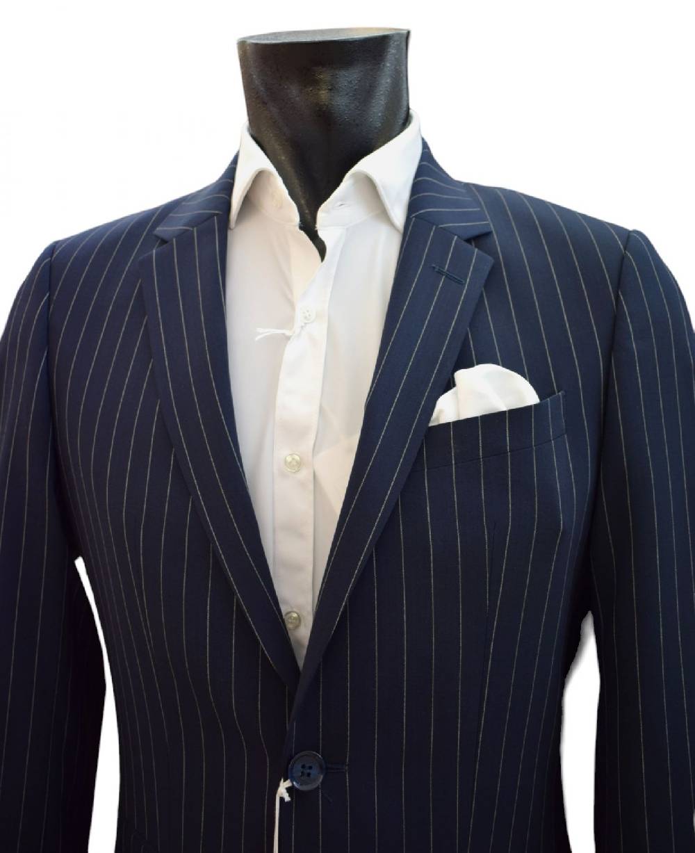Digel Move Abito blu gessato digel in lana marzotto extra slim fit Economico