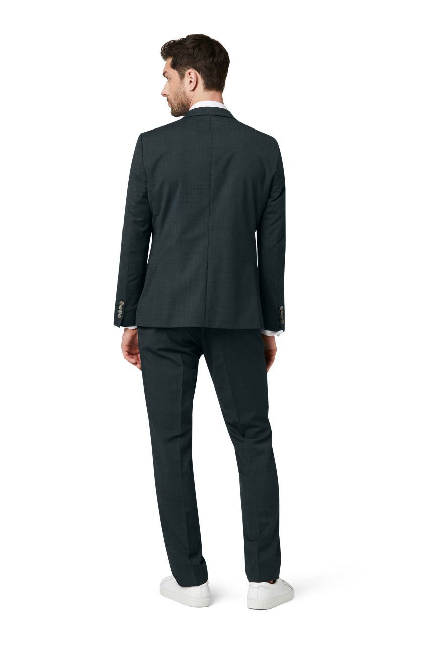 Digel Abito elegante verde scuro digel slim fit con gilet In Vendita