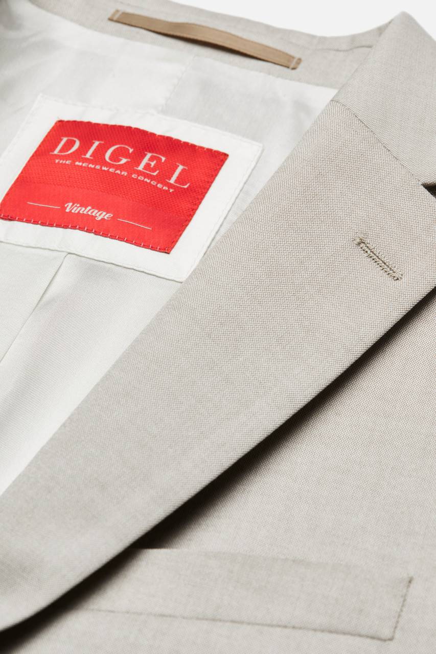 Digel Abito elegante beige digel slim fit con gilet e papillon Offerte