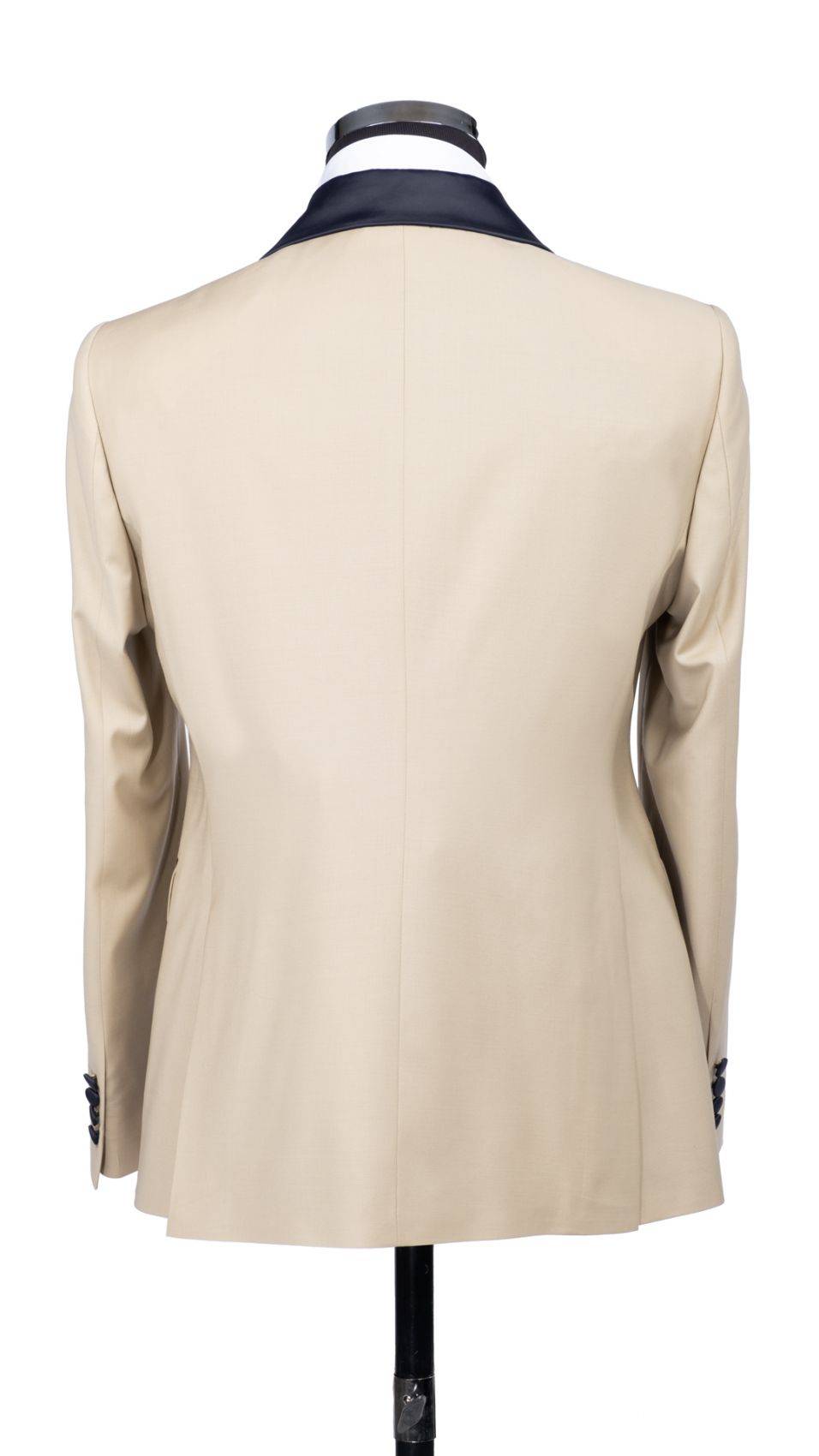 Baggi Smoking beige doppiopetto baggi cerimonia slim fit Vendita Calda