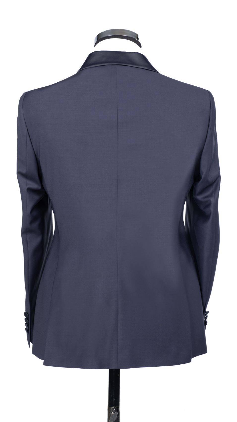 Baggi Smoking blu doppiopetto baggi cerimonia slim fit Vendita Economica