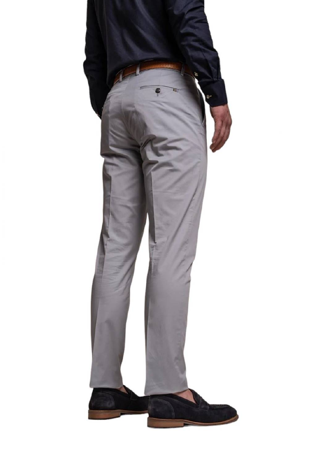 House of Cavani Abito grigio chiaro cavani in cotone stretch sfoderato Saldi Di Fabbrica