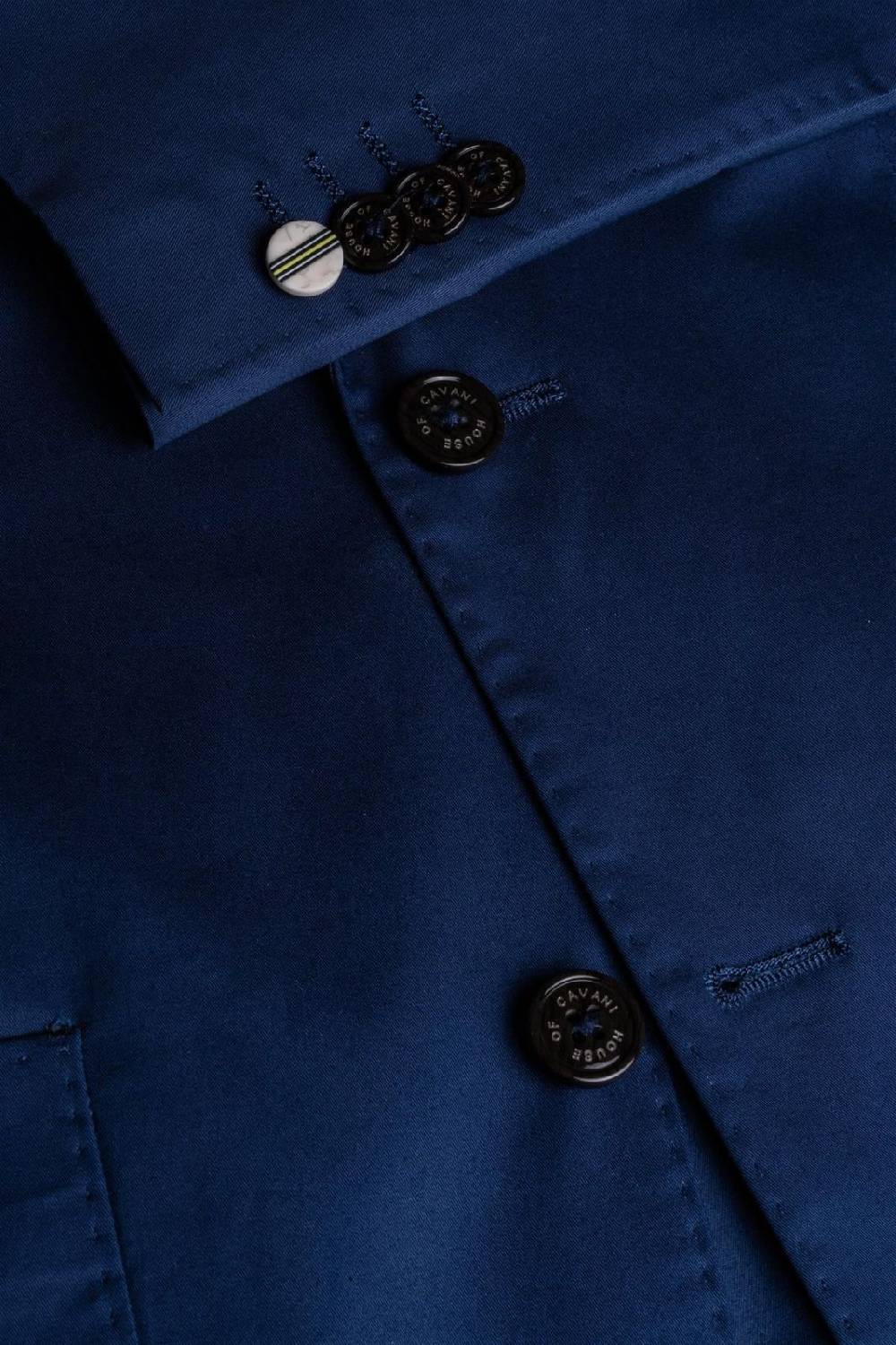 House of Cavani Abito blu elettrico cavani in cotone stretch sfoderato Vendite Flash
