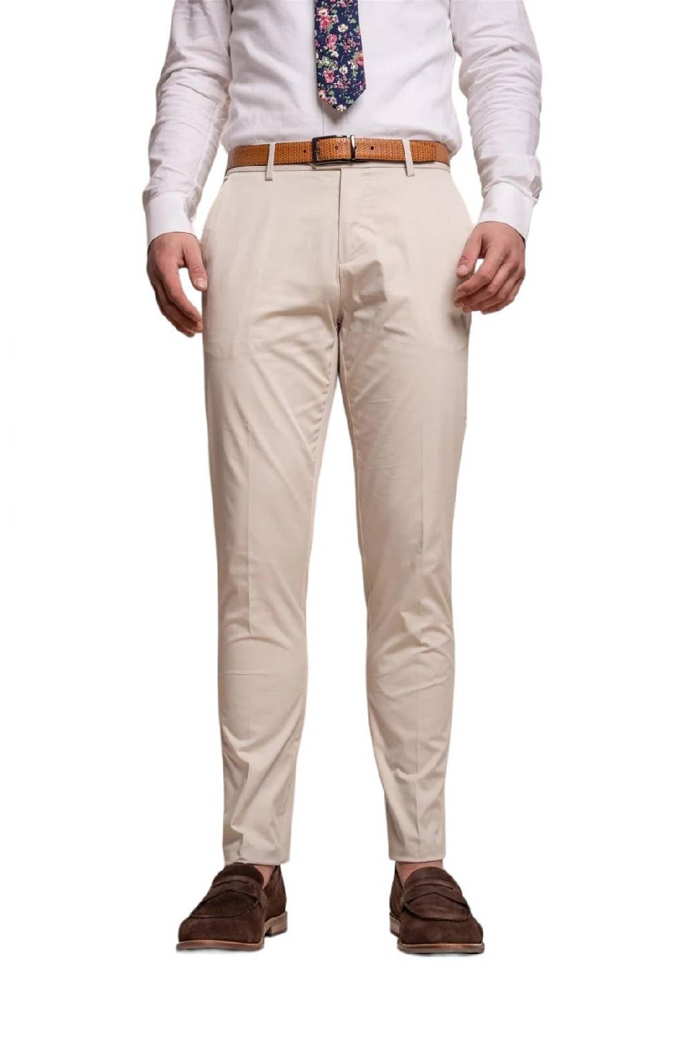 House of Cavani Abito beige cavani in cotone stretch sfoderato In Saldo