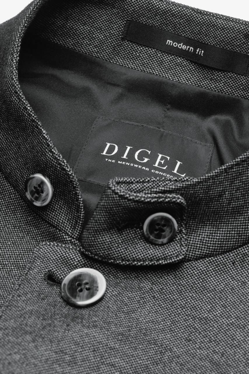 Digel Giacca alla coreana digel modern fit in jersey Promozione