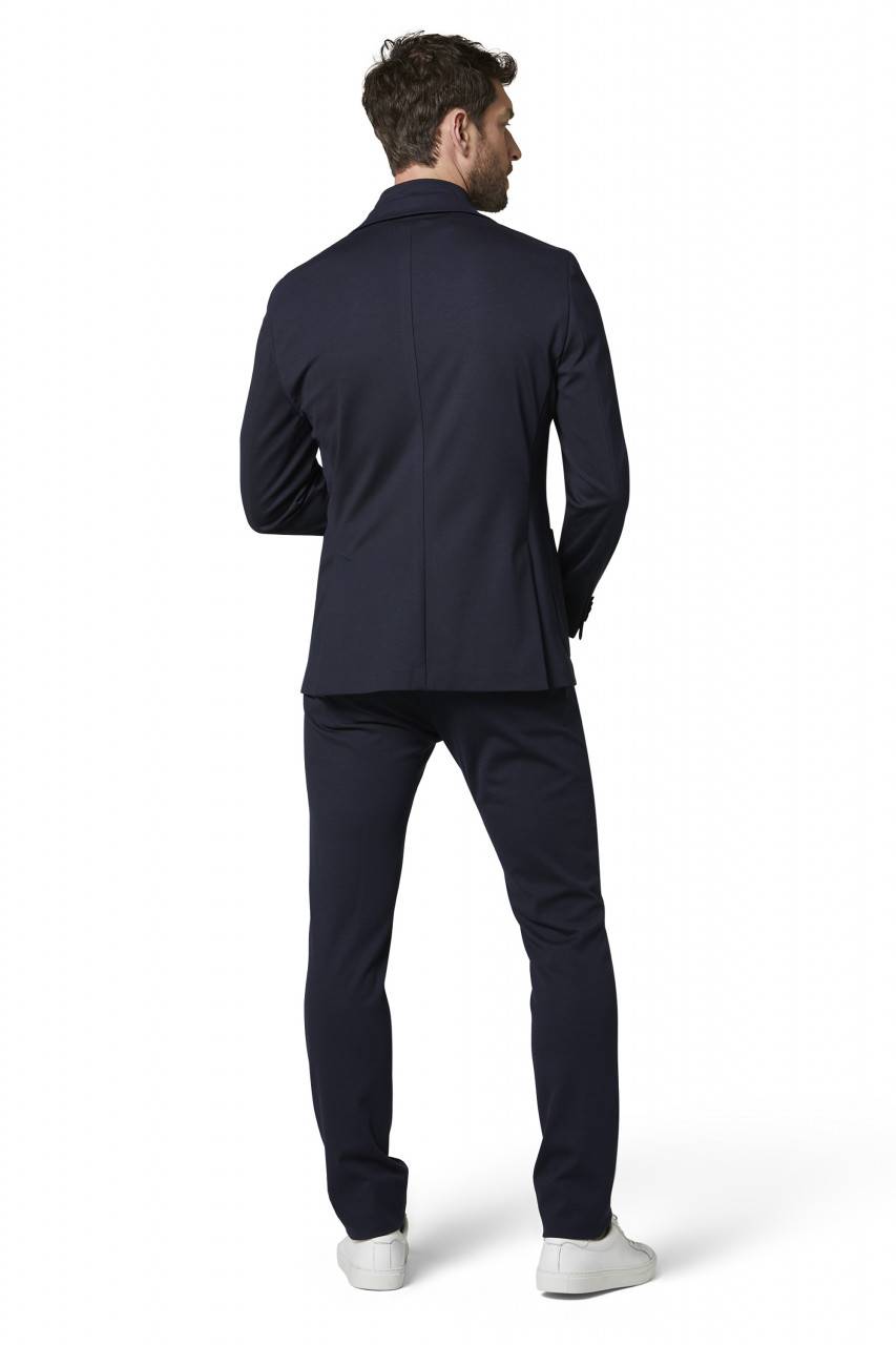 Digel Giacca blu in jersey modern fit digel con pettorina staccabile Qualità Garantita