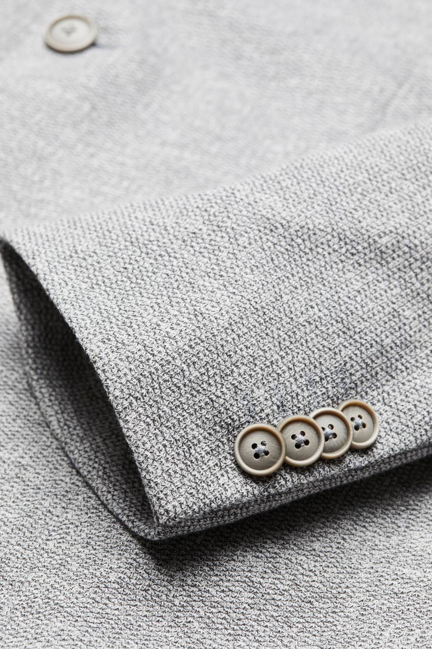 Digel Giacca digel grigio chiaro in jersey modern fit collo coreana Sconto di tempo limitato
