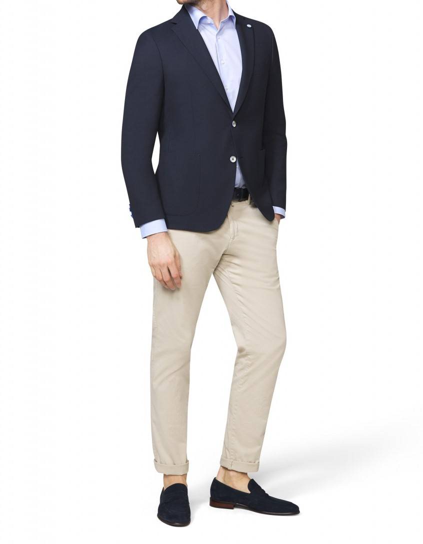 Digel Giacca blazer blu marine digel sfoderato drop sei modern fit Acquista Ora